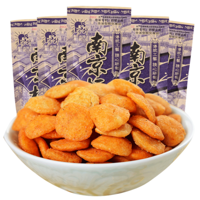 步步升南京板鸭味8090后童年怀旧小零食网红休闲膨化食品小吃批发